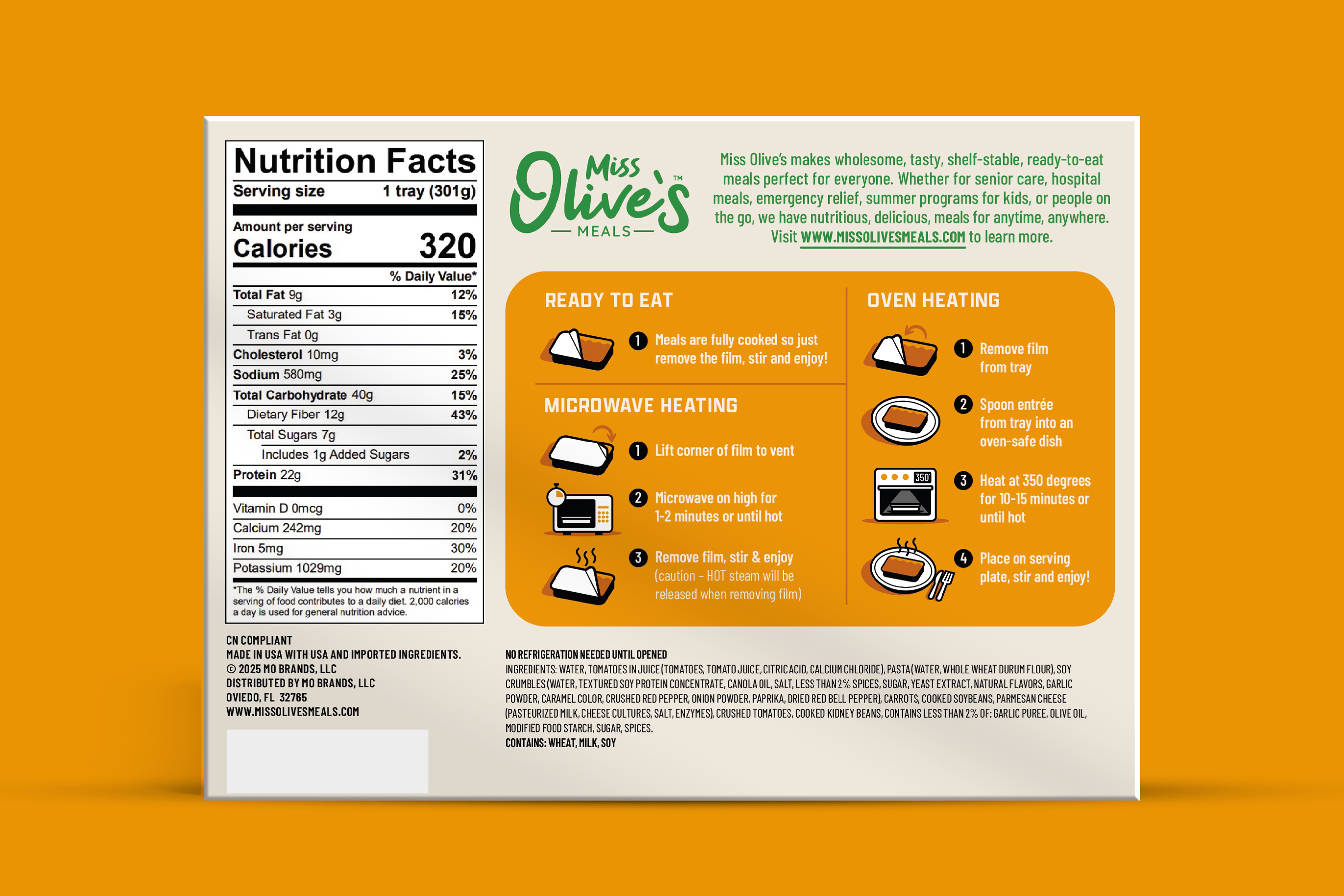 Pasta Fagioli (10.6 oz tray)