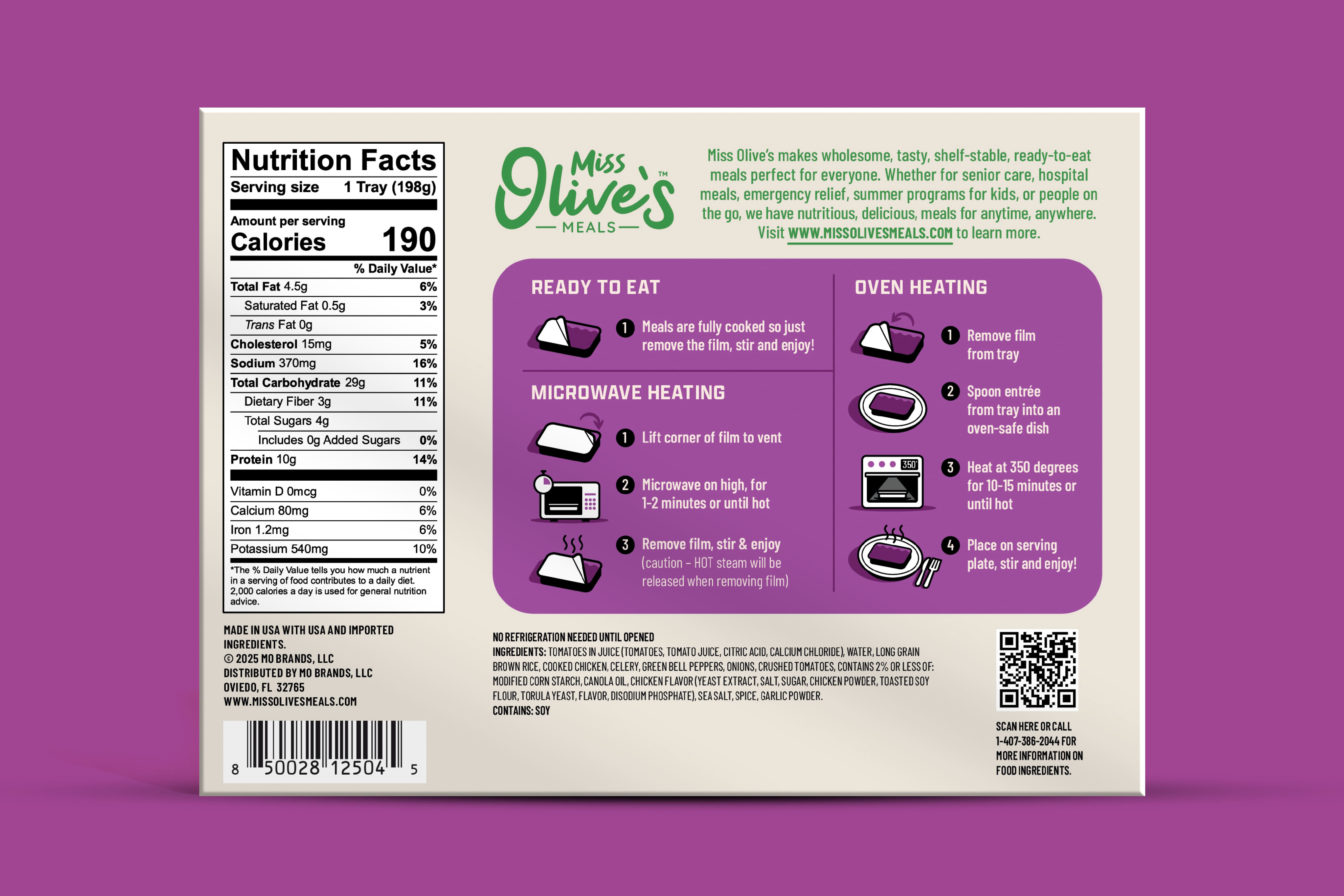 Chicken Creole (7 oz tray)