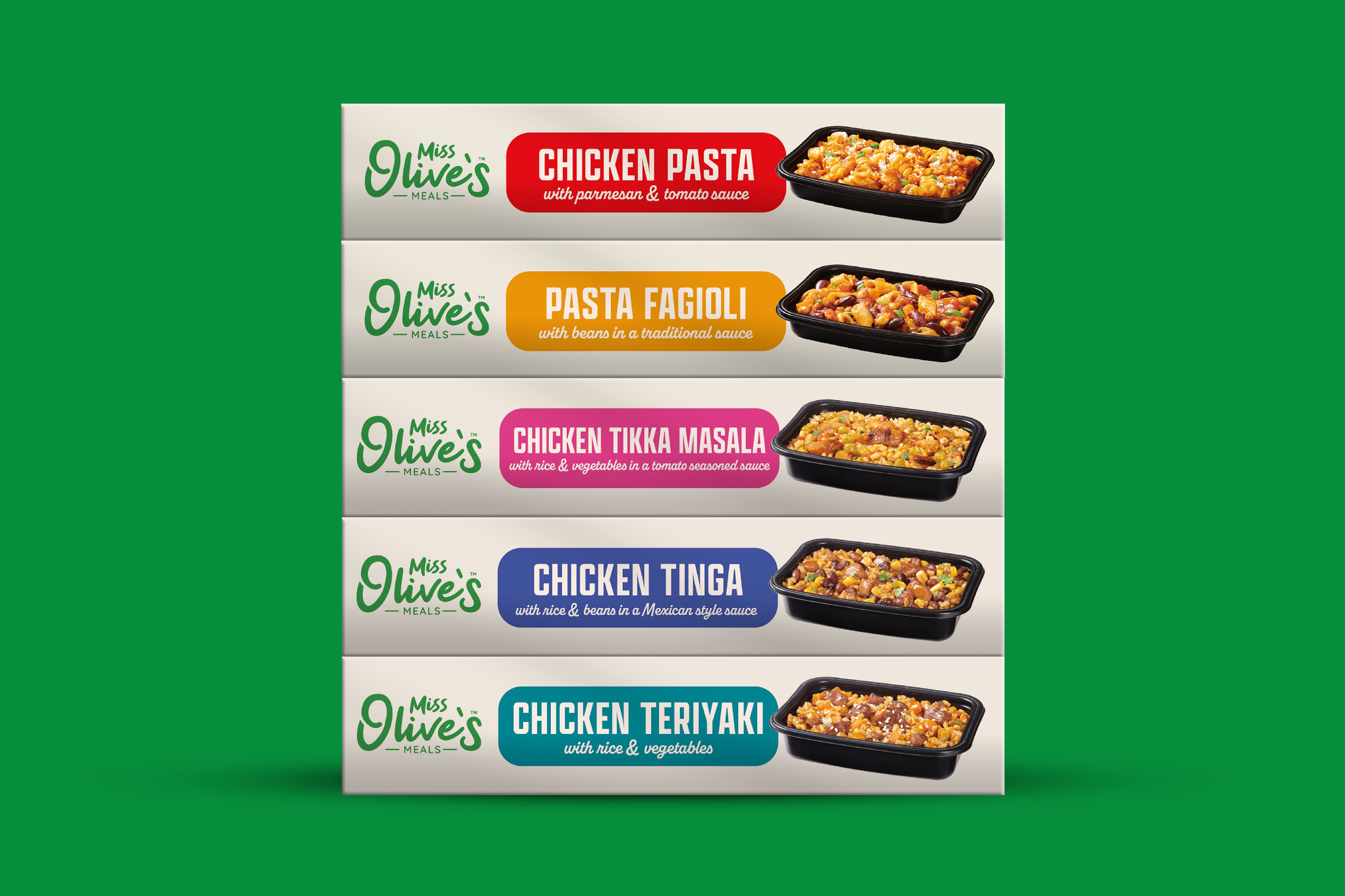 Five Meal Variety Pack (9 oz & 10 oz tray)
