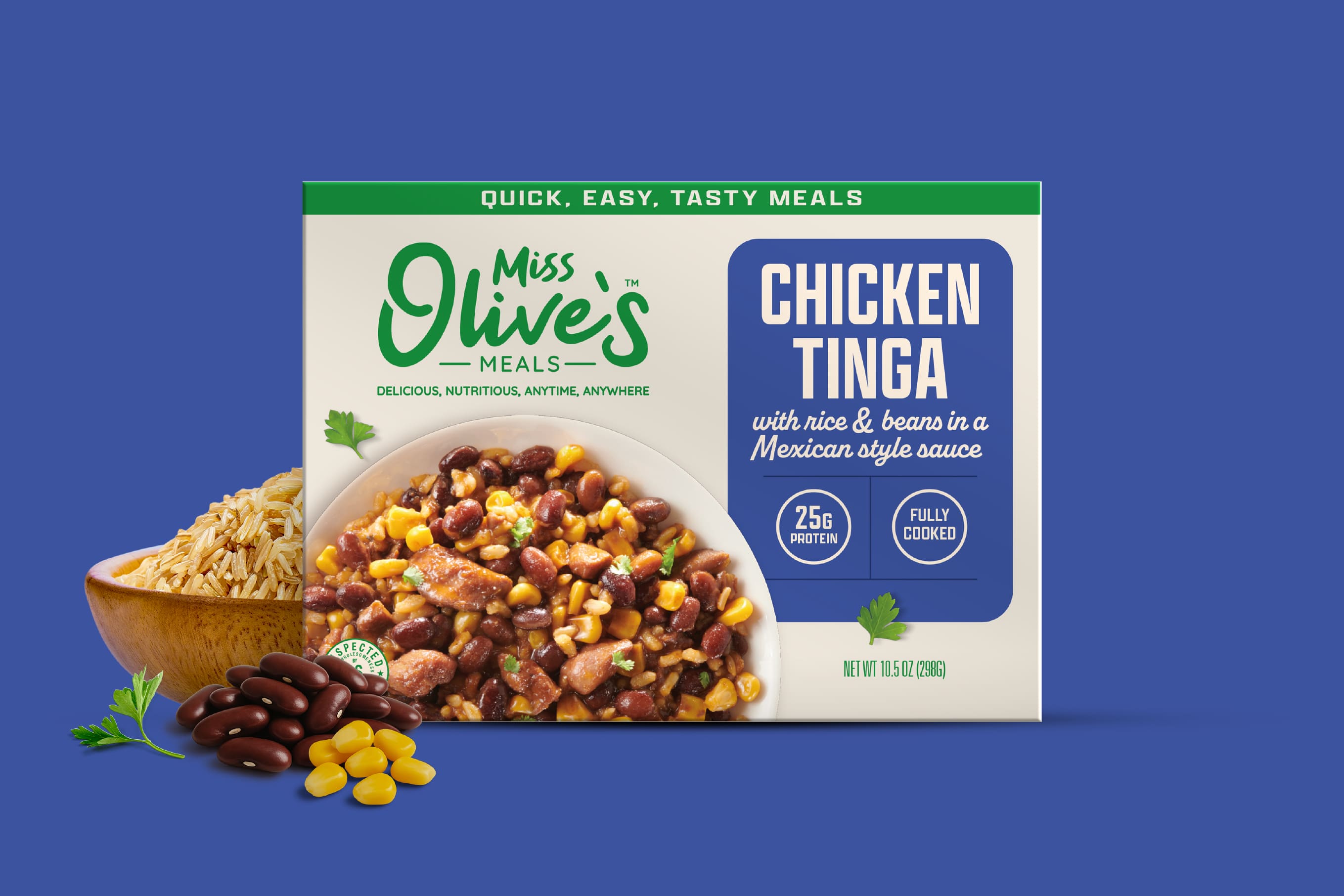 Chicken Tinga with Rice (10.5 oz tray)