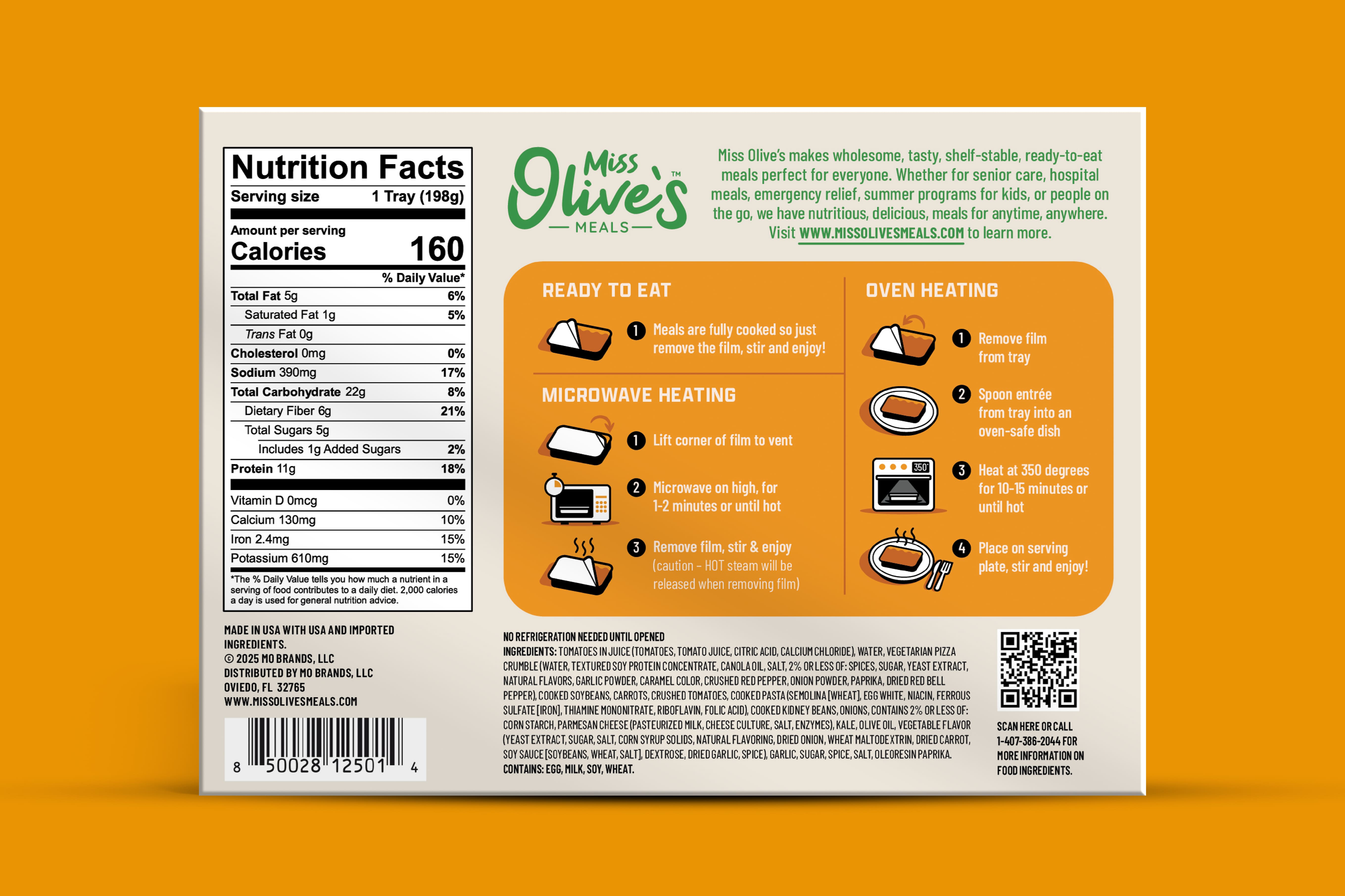 Pasta Fagioli (7 oz tray)